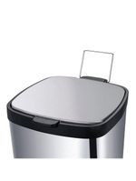 Lixeira brinox com pedal e balde frame inox - 12 l