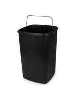 Lixeira brinox com pedal e balde frame inox - 12 l