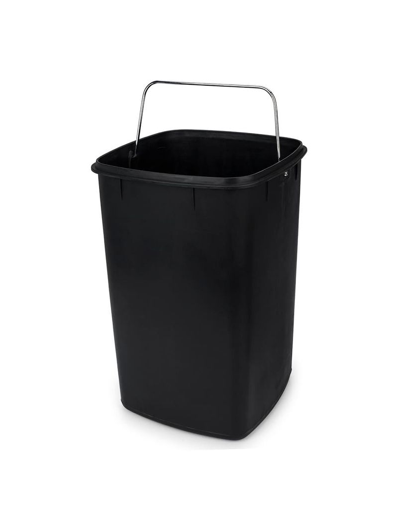 Lixeira brinox com pedal e balde frame inox - 12 l