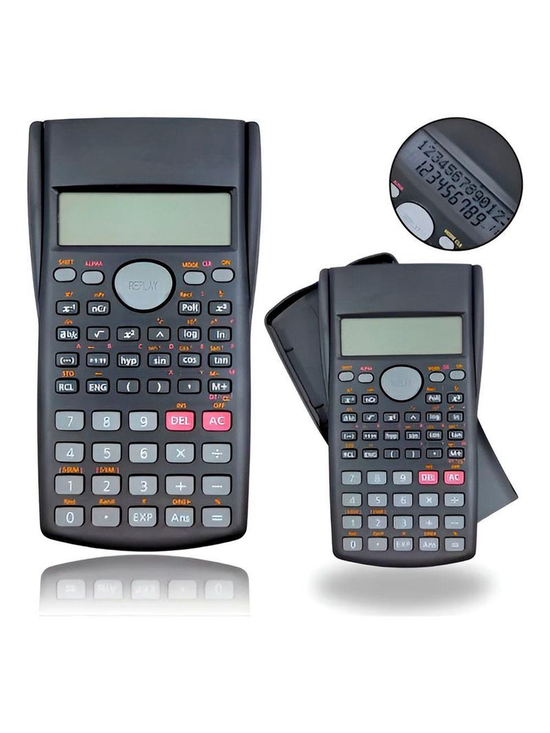 Calculadora Científica Portátil 240 Funções Display 2 Linhas