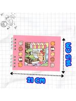 Livrinho Para Colorir Bobbie Goods Capa Dura Diversão Pintura Rosa