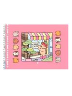 Livrinho Para Colorir Bobbie Goods Capa Dura Diversão Pintura Rosa