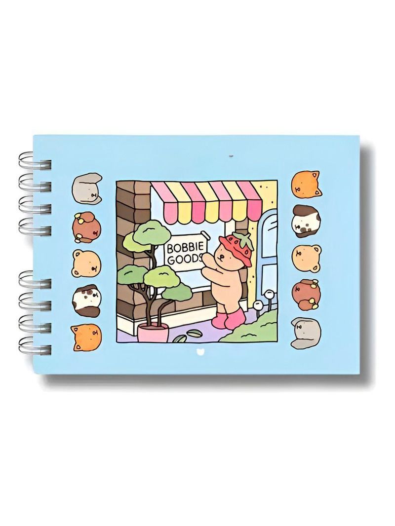 Livrinho Para Colorir Bobbie Goods Capa Dura Diversão Pintura Rosa