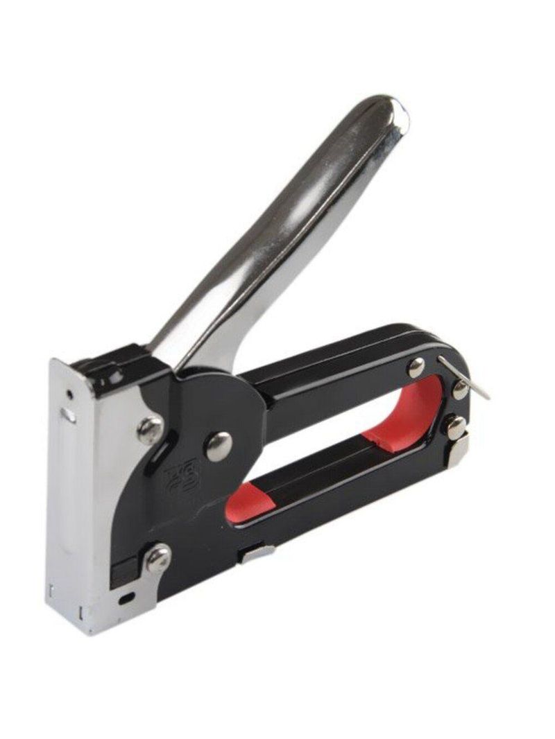 Kit Grampeador Pinador De Tapeceiro Maleta Kit Completo 4 A 14mm 300 Grampos Pregos Estofado Madeira