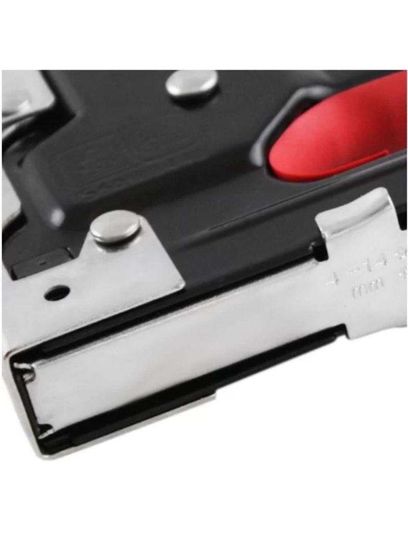 Kit Grampeador Pinador De Tapeceiro Maleta Kit Completo 4 A 14mm 300 Grampos Pregos Estofado Madeira