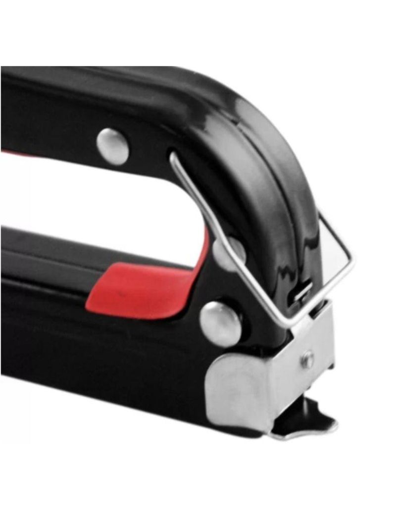 Kit Grampeador Pinador De Tapeceiro Maleta Kit Completo 4 A 14mm 300 Grampos Pregos Estofado Madeira