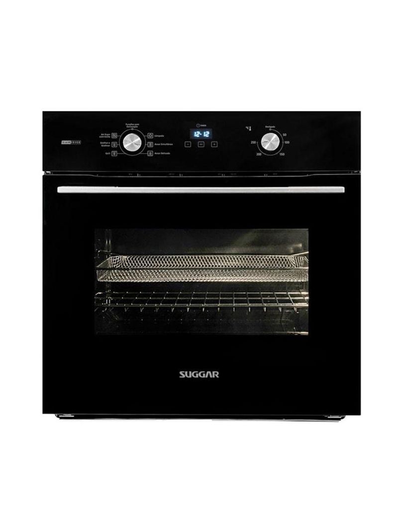 Forno De Embutir Air Fryer 68 Litros Preto Suggar 220V