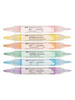 Kit Marcador Criativo Multimark Multisuperfície Mmes6psp 6 Cores Pastel - Faber Castell