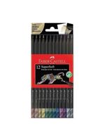 Lápis De Cor Ecolápis Supersoft 120712softmet 12 Cores Metálicas - Faber Castell