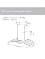 Coifa Esmeralda 60 Cm Suggar 110V