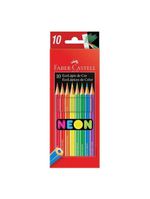 Lápis De Cor Ecolápis 120410n 10 Cores Neon - Faber Castell