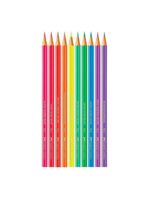 Lápis De Cor Ecolápis 120410n 10 Cores Neon - Faber Castell