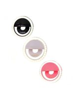 Luz Selfie Ring Light Clipe Anel Led Flash Celular Universal Azul