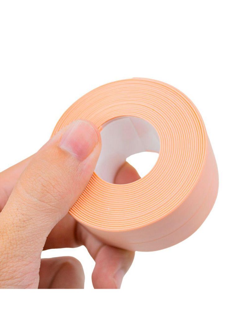 Fita De Vedação Adesiva Porta Janela Protetor 3 Metros X 3,5cm Rosa Claro