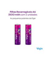 Pilha Recarregável AA Comum Blister Com 2 Unidades
