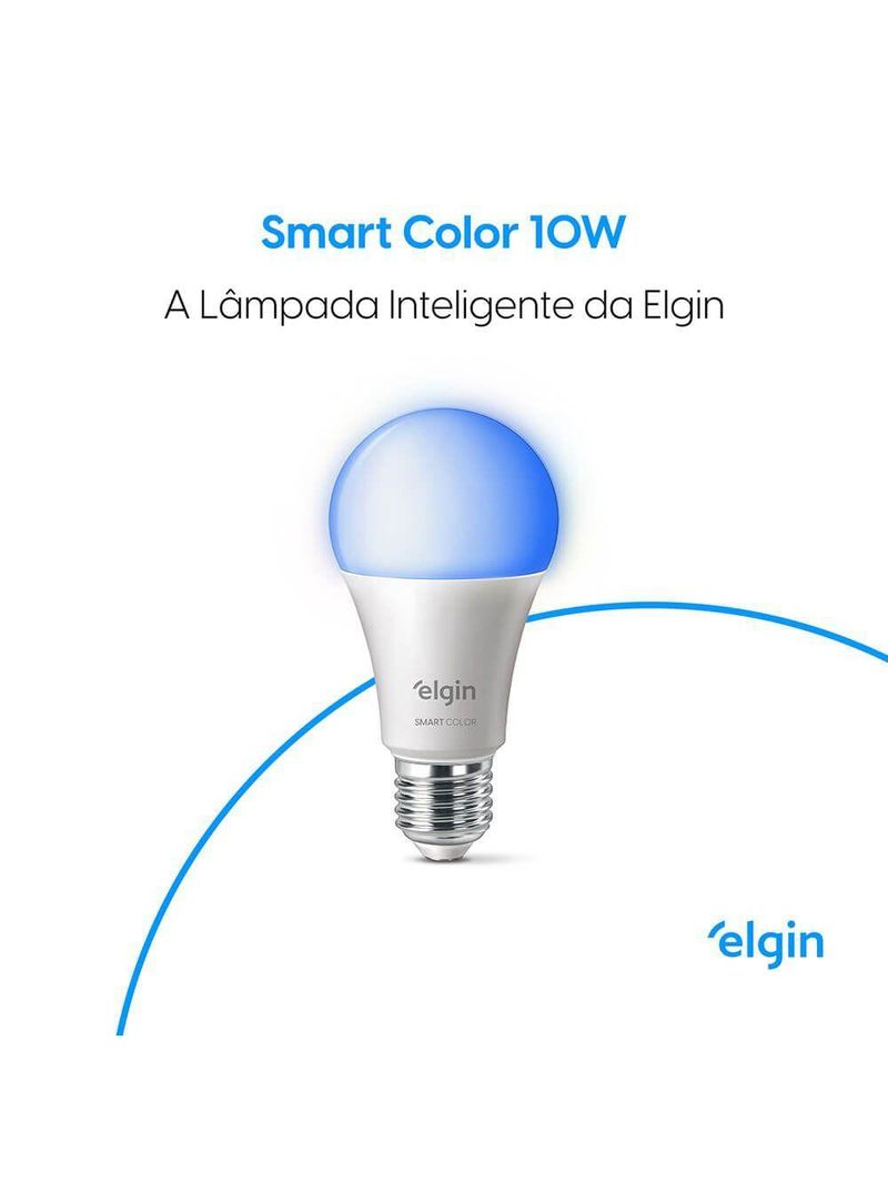 Lâmpada Smart Led A60 10W Com E Home Bivolt