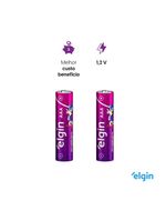 Pilha Recarregável AAA Palito 900mah Blister Com 4 Unidades