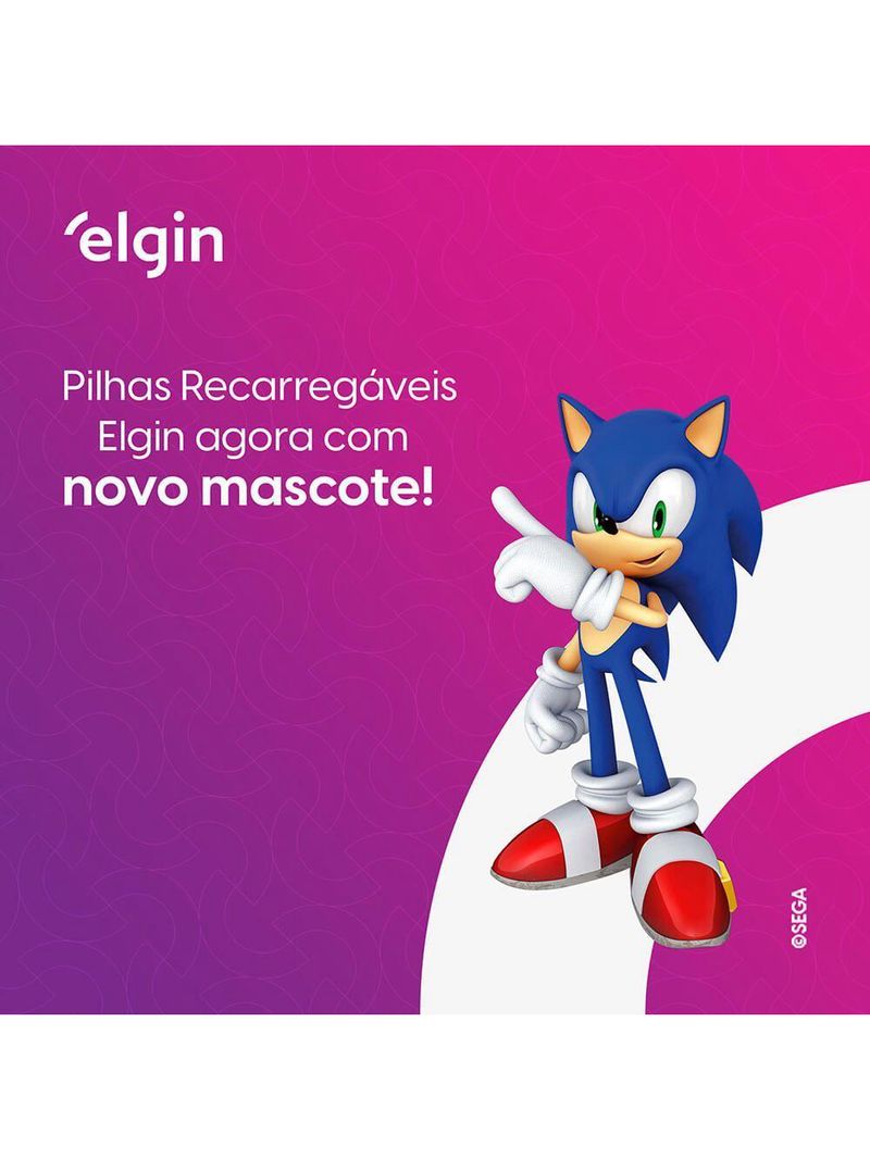 Pilha Recarregável AAA Palito 900mah Blister Com 4 Unidades