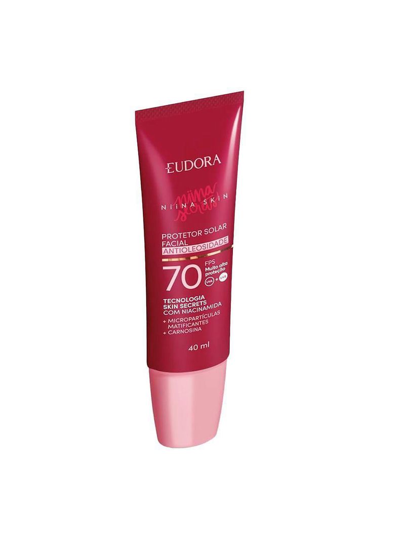Eudora Niina Skin Fps70 - Protetor Solar Facial 40ml
