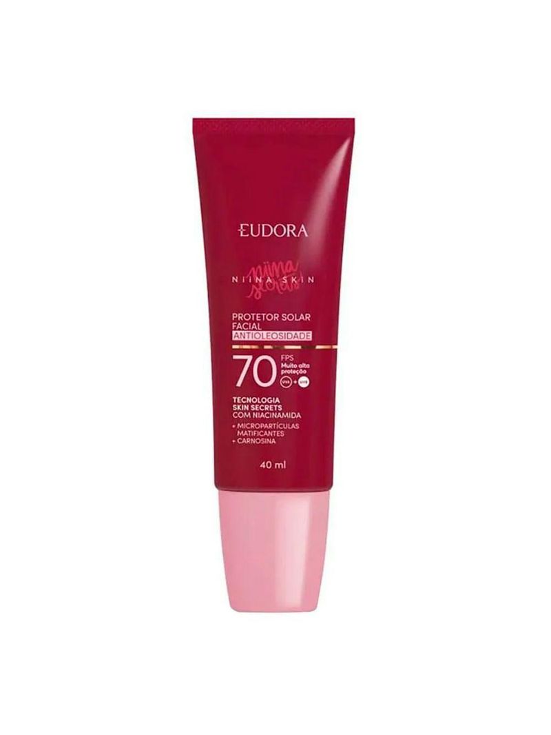 Eudora Niina Skin Fps70 - Protetor Solar Facial 40ml