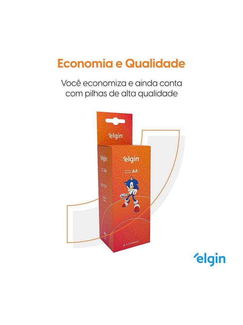 Pilha De AA Comum Caixa Com 40 Unidades