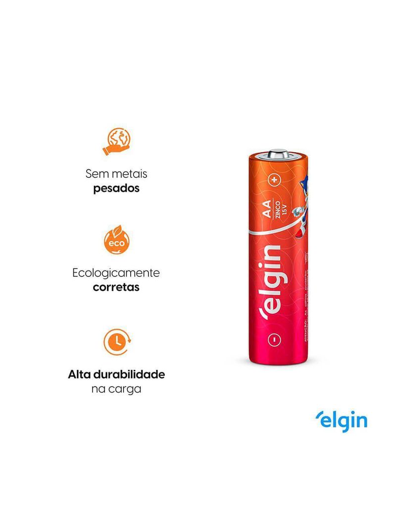Pilha De AA Comum Caixa Com 40 Unidades