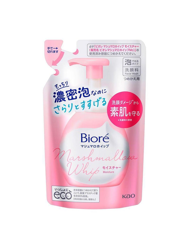 Bioré Marshmallow Whip - Sabonete Facial Refil 130ml