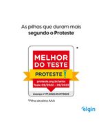 Pilha Alcalina AAA Palito Blister Com 4 Unidades