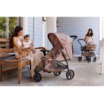 Carrinho De Bebê Galzerano Com 3 Rodas Cross Trail 1450 Toffee