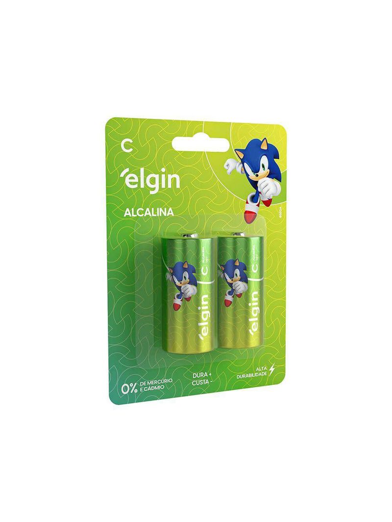 Pilha Alcalina C Blister Com 2 Unidades