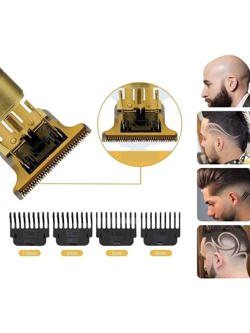 Maquina De Cortar Cabelo Barba Dragão Buda Usb