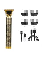 Maquina De Cortar Cabelo Barba Dragão Buda Usb