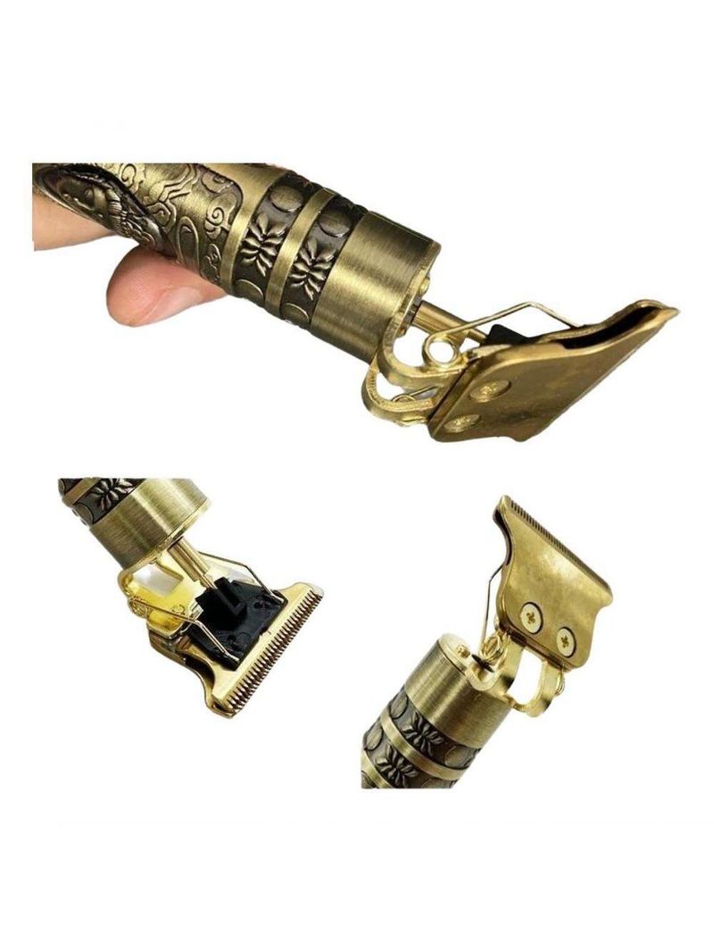 Maquina De Cortar Cabelo Barba Dragão Buda Usb