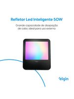 Refletor Smart Led 50W Com E Home Bivolt