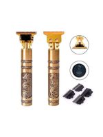 Máquina Dragão Barbear Acabamento Cortar Cabelo Recarregável