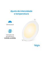 Luminária De Embutir Redonda Smart 18W Com E Home Bivolt