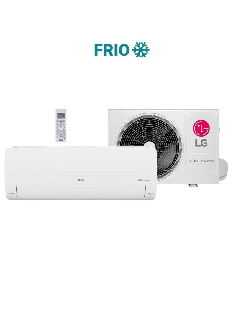 Ar Condicionado LG DUAL Inverter AI Voice 24000 BTUs Frio 220V S3-Q24K231C
