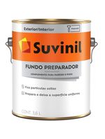 Fundo Preparador Para Parede A Base De água 3,6 Litros - 53394252 - Suvinil Fundo 3,6l Preparador Parede Base Agua