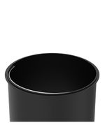 Lixeira inox brinox spin 3l com pedal fechamento suave balde removível