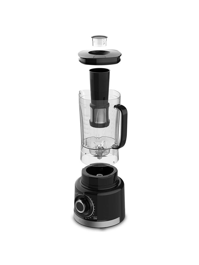 Liquidificador philco plq1550 turbo 12 velocidades + pulsar 1200w - preto 110V