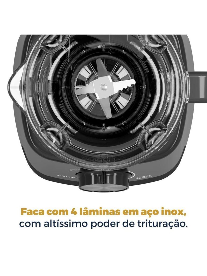 Liquidificador britânia blq1100 1100w preto
