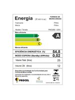 Micro-Ondas Philco Espelhado/Branco 25L 220V PMO28E