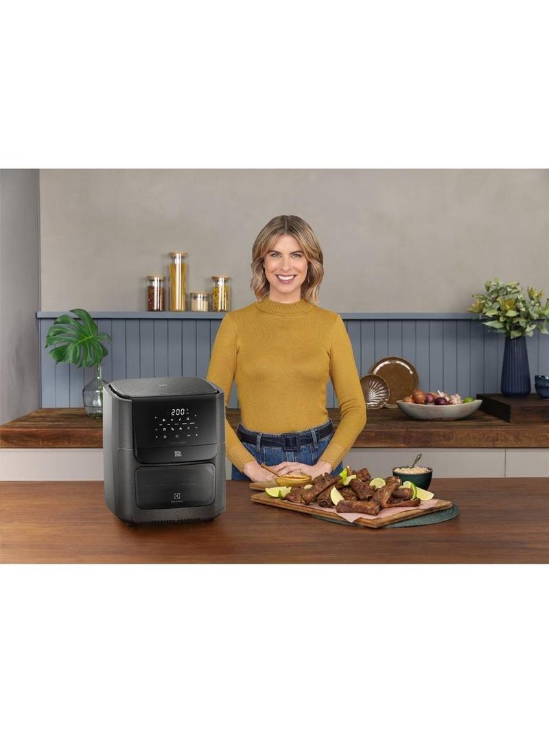 Fritadeira airfryer oven electrolux eaf85 experience rita lobo 12l 1700w 5 em 1 grafite