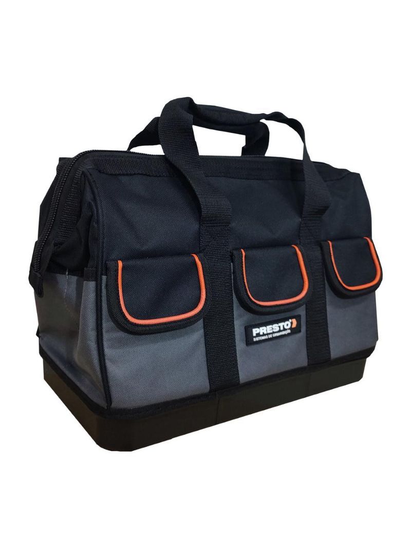 Bolsa de ferramentas 15" para eletrecista 3 bolsos presto