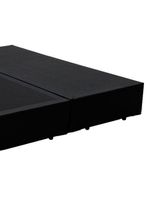 Cama Box King Bipartido Sintético Cama Preto 192x203x42cm