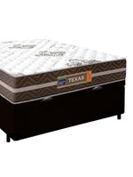 Cama Box Baú Casal Sintético Colchão Molas Ensacadas Colchões 138cm Suporta Até 120 Kg Por Pessoa pr