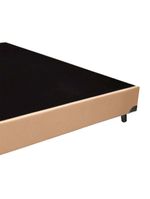 Cama Box Casal Sintético Cama Bege 138x188x42cm
