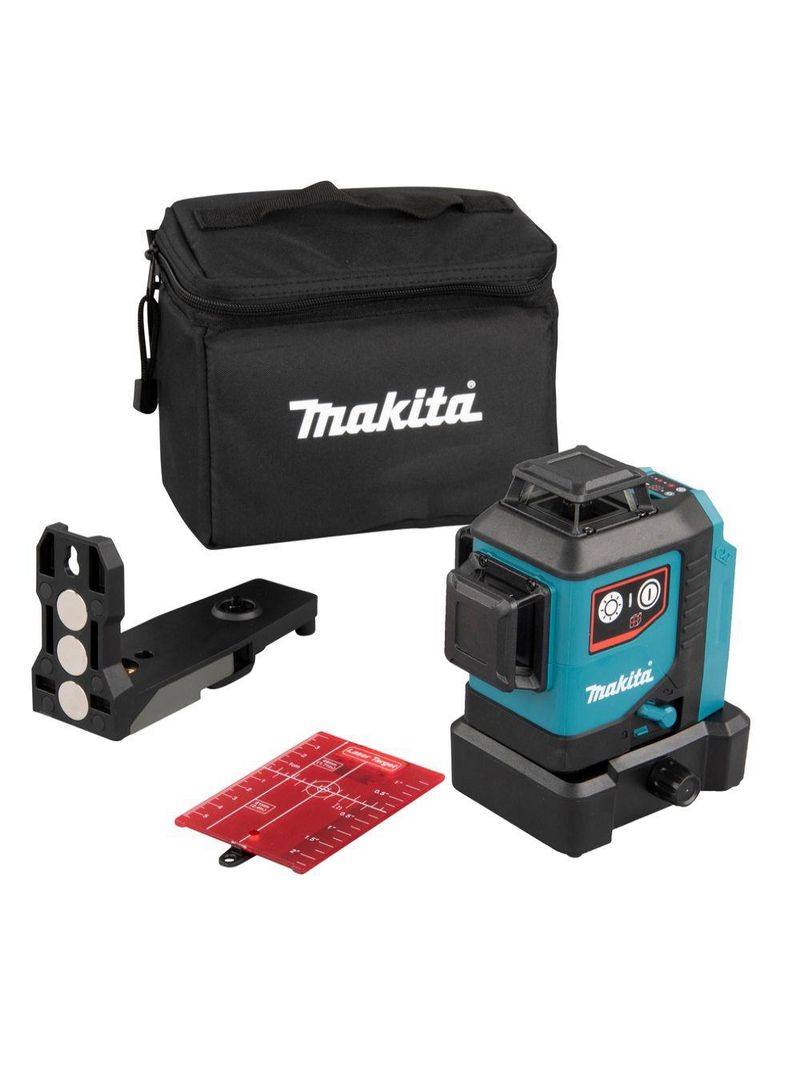 Nivelador a laser linhas cruzadas 4 verticais 4 horizontais com bolsa resistência Água sk700d makita