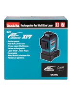 Nivelador a laser linhas cruzadas 4 verticais 4 horizontais com bolsa resistência Água sk700d makita