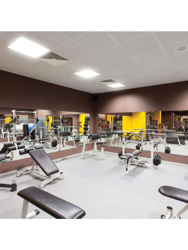 Painel led modular embutir 62x62cm 40w 4000k black+decker luz amarela neutra 3200lm bivolt branco